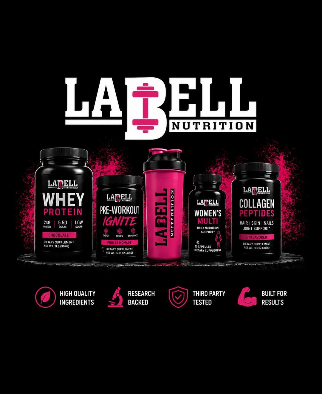 🚨 WE’RE OFFICIALLY OPEN FOR BUSINESS! 🚨
La Bell Nutrition is here and ready to help you reach you